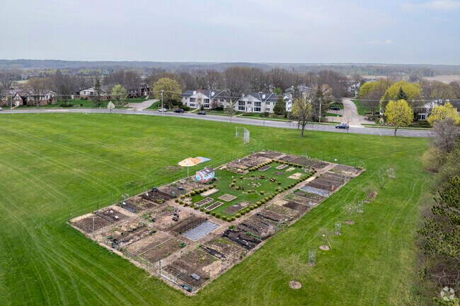 Black Hawk Middle School in Madison has a student garden on its property.