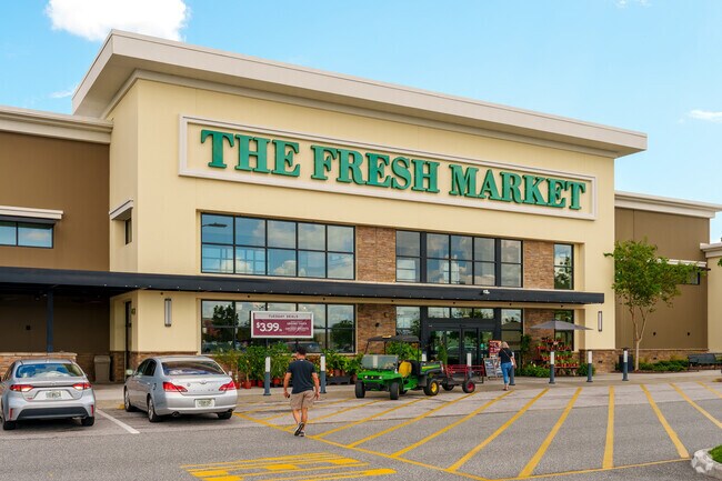 The Fresh Market, just minutes from Mill Slough, is a local favorite for daily necessities.