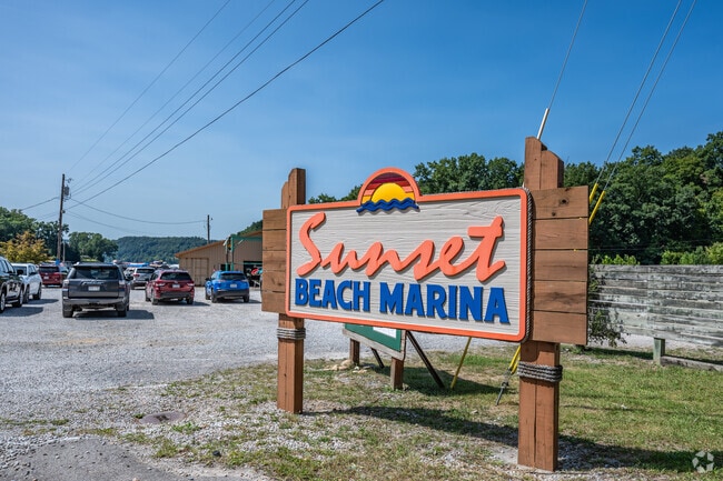 The Sunset Beach Marina is a popular spot to launch your boat onto Cheat Lake.