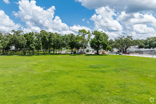 Oldsmar Christian School has plenty of green space for outdoor play.