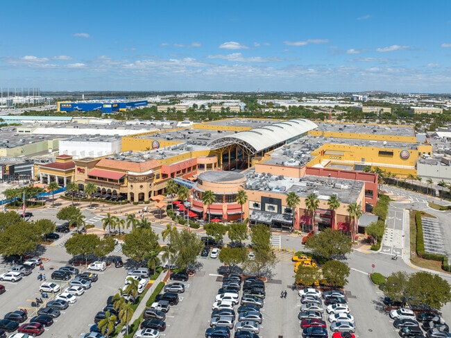 Dolphin Mall has many outlet stores serving Miami residents.