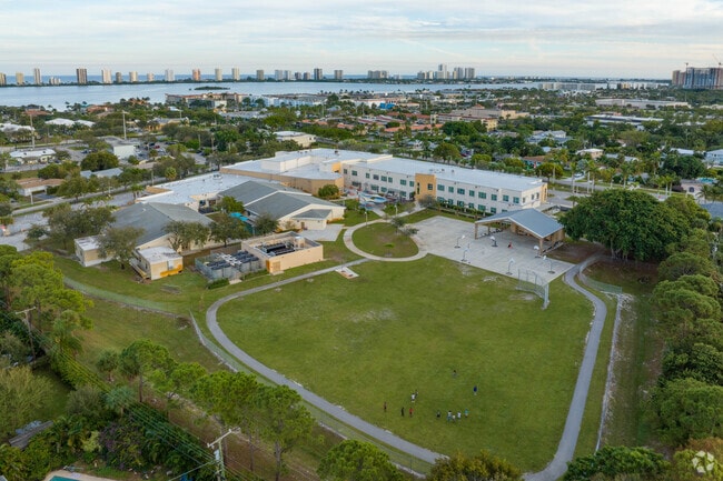 The playground for the students at The Conservatory school.