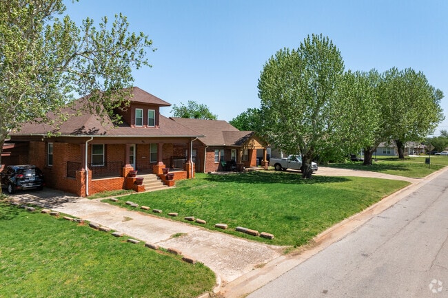 Mature oak trees provide abundant shade throughout Capitol View, Oklahoma City.