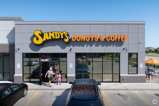 Pick up some sweet treats for the family at Sandy’s Donuts and coffee near Pointe West.