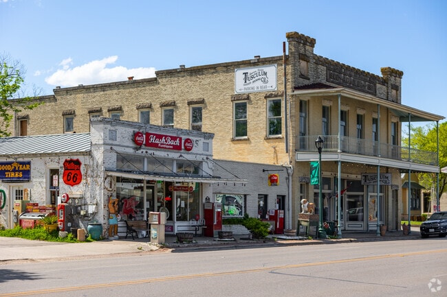 Downtown Boerne hosts many historical and charming buildings with great diners and shops.