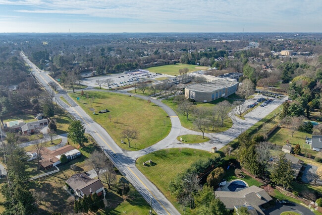 Krieger Schechter Day School is located right by I-695 in Baltimore, Maryland.