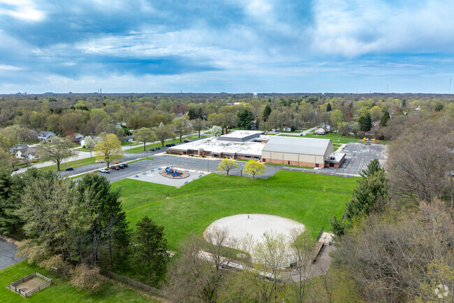 Aerial Bailly Public Elementary School.
