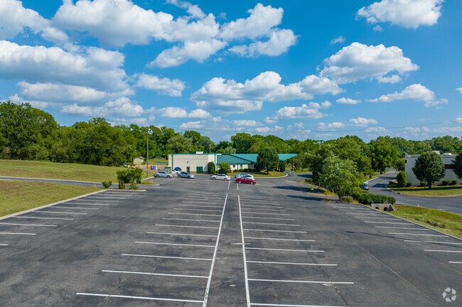 Born Again Christian Academy has a large parking lot for teachers and parents in Nashville.