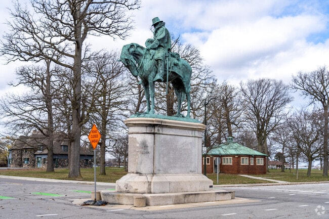 Visit historic Belle Isle Park where there is plenty of room to walk a dog, picnic, or swim.
