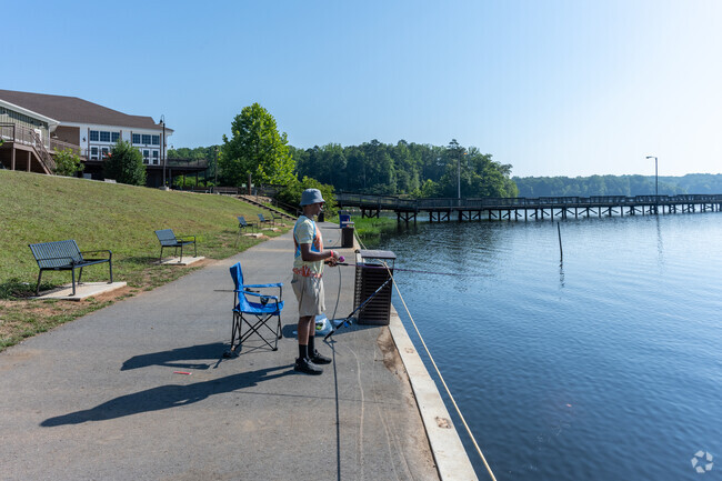 You can enjoy a day of fishing at Salem Lake Park, located less than 5 miles from Belview.