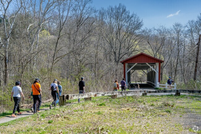 Cuyahoga Valley National Park has miles of wooded trails that are favorite of High Hampton bird watchers.