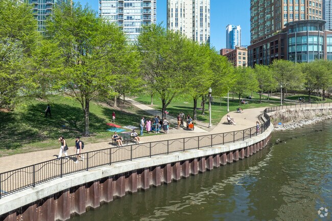 Goose Island residents love to take their kids to Ward park on nice days.