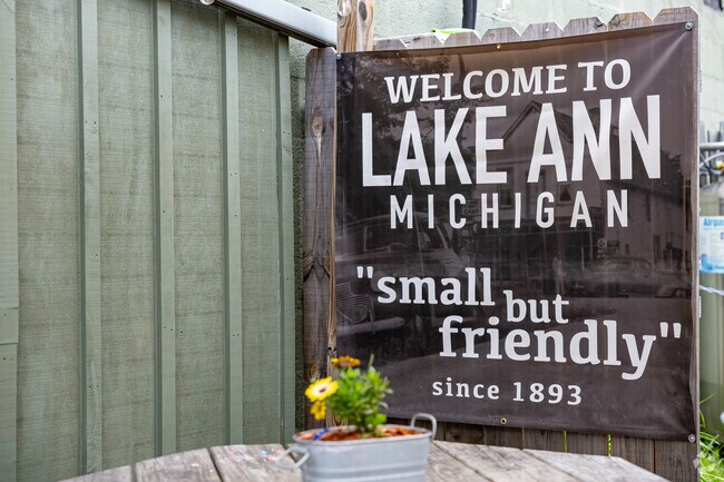 Hardwood Acres residents head to the lakeside town of Lake Ann for local shopping and dining.