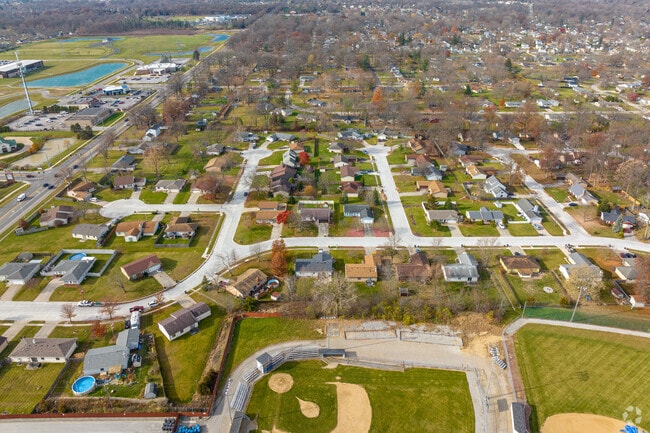 This view shows Brandonwood's close proximity to St. Joe Ball Diamond.