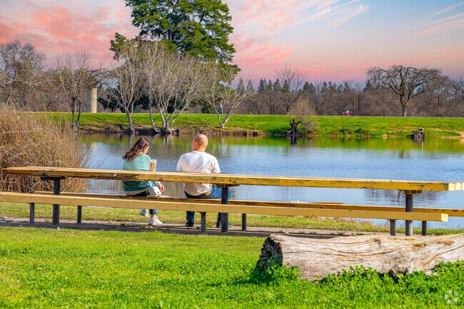 Couple enjoys peace and quiet at Gibson Ranch in Elverta.