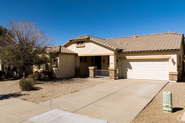 The most common home in Emperor Estates is the single-story home with attached garage.
