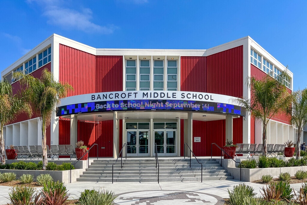 Bancroft Middle School is a highly rated school in San Leandro.