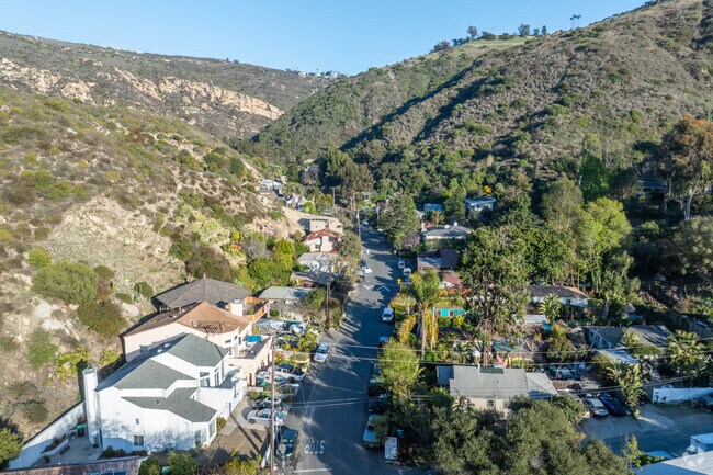 It's common for homes in Laguna Canyon to be nestled in canyons or be surrounded by natural elements.