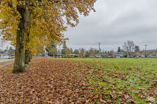 Fall colors in the area help on gray December days.