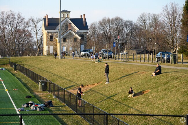 Parents come to sit and watch their kids play sports at Turkey Brook Park in Mount Olive.