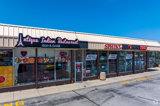 The Antique Indian Restaurant is located on the Southwest edge of the Wedgewood neighborhood.