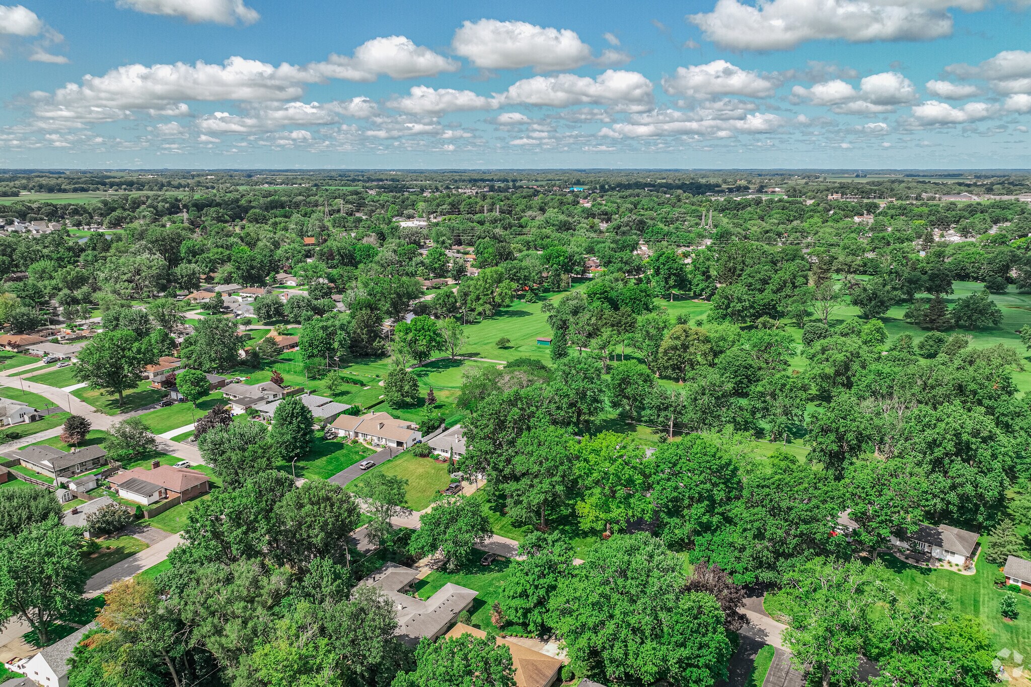Take a walk through Maple Crest and stop under a mature tree to cool off in the shade.