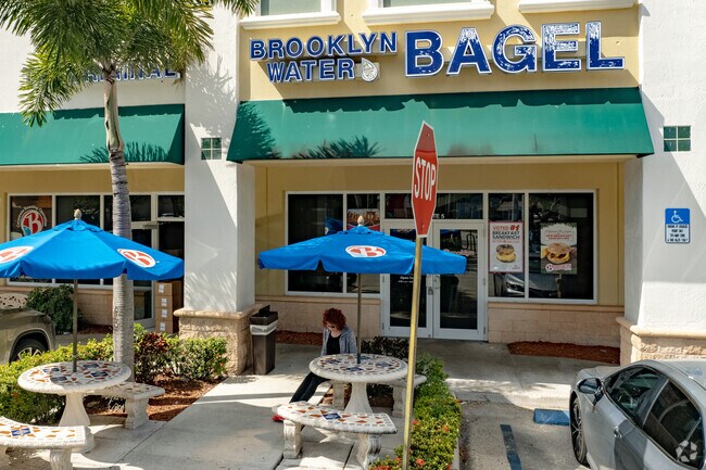Brooklyn Water Bagel is local a favorite in the Palm Greens neighborhood of Delray Beach, FL.