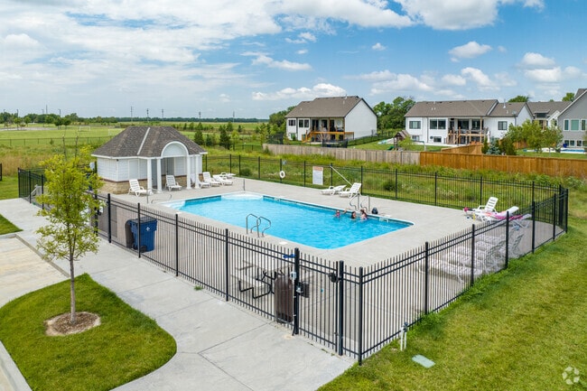 Cool off during the hot summer days in Andover at one of the many neighborhood pools.