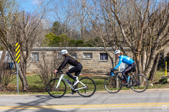 Biking along the country roads is a popular weekend activity in Smithville-Sanders.
