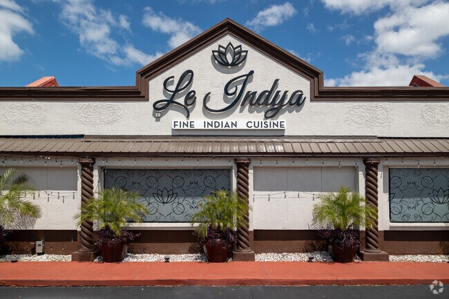 For the more the adventurous palette try Le Indya Fine Indian Cuisine Restaurant.