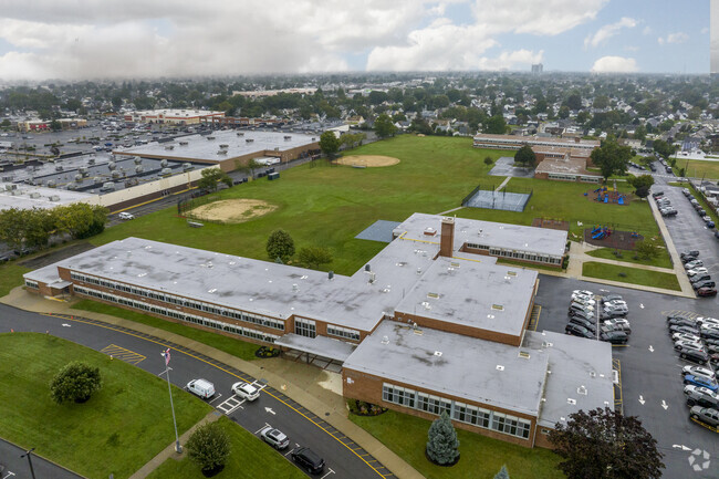 Michael F. Stokes School in Levittown has 480 students in grades 2-4 with a ratio of 12 to 1.