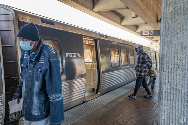 Residents can travel throughout Metro Atlanta via MARTA trains and buses.