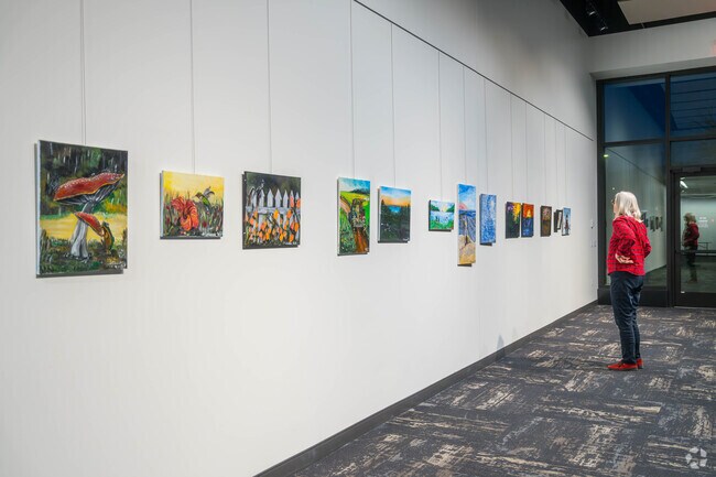 The Capri Theater on West Broadway has a gallery space for local artists.