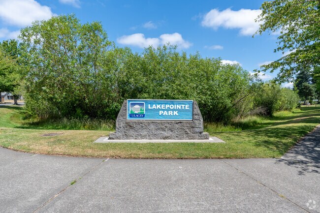Lakepointe Park was donated to the City of Lacey by the homeowners’ association in 2002.