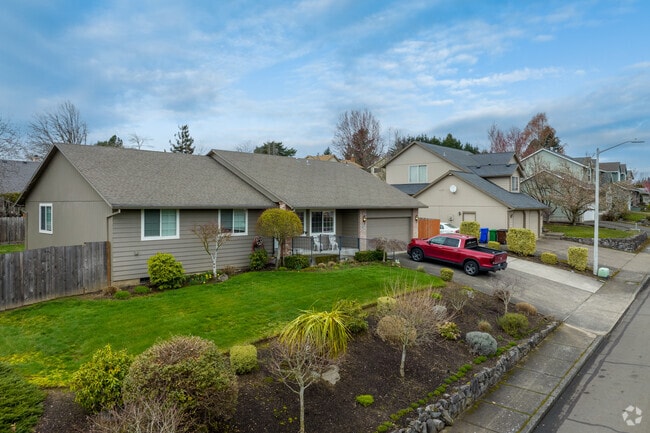 Central Clackamas offers both single-story and two-story homes, showcasing a variety of architectural styles.
