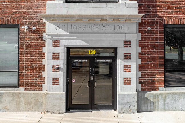 This is the main entry for St. Joseph Catholic School.