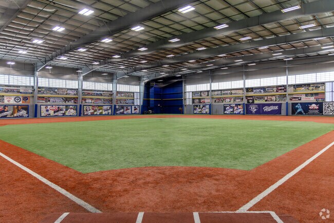Hitters baseball facility near Raymond hosts youth leagues and indoor training year-round.