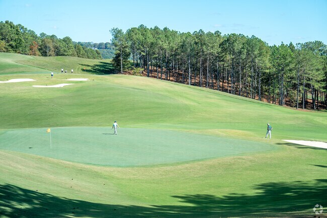 The Robert Trent Jones golf course next to Bluff Park is one of several golfing options nearby.