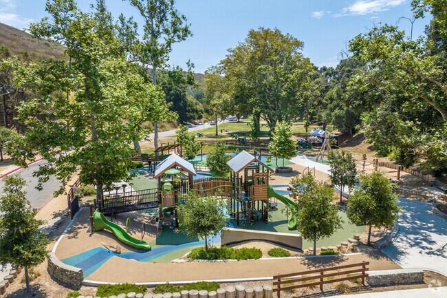 There is a large multi-story playground at Arroyo Verde Park in Ventura.