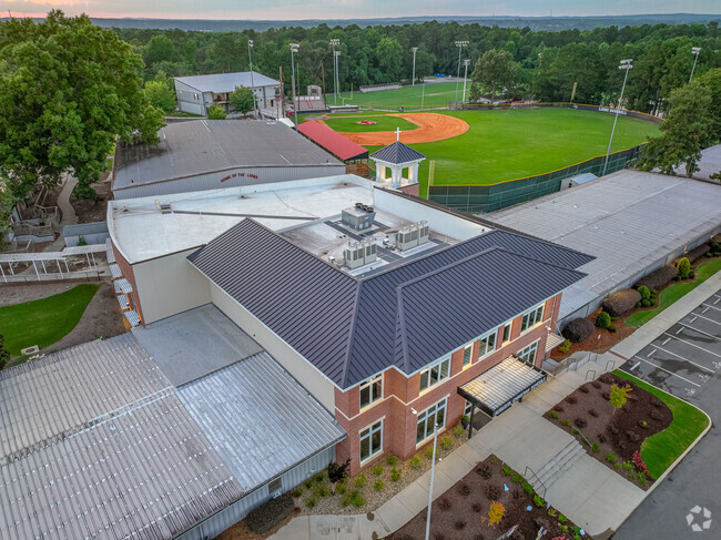 The beautiful campus of the Augusta Christian School in Augusta, GA.