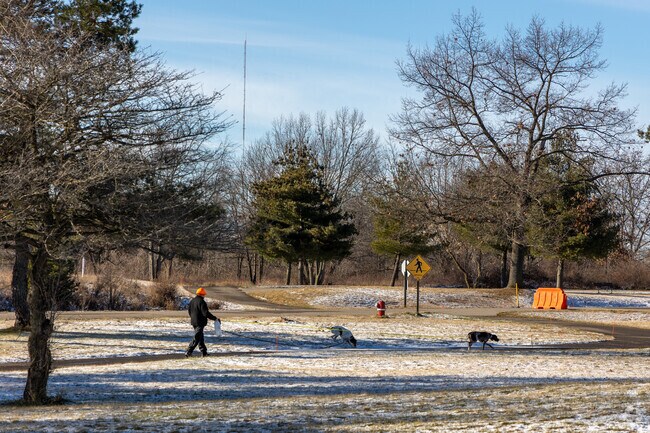 River Bends Park in Shelby Township-Utica has plenty of places to take your dogs for a walk.