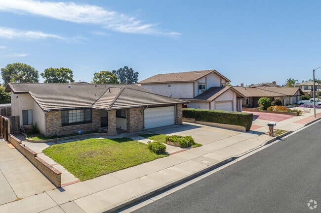 Rio Lindo features a mix of single and two story homes.