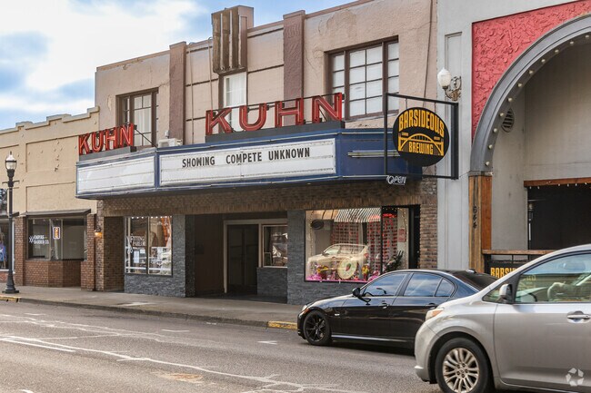 The Kuhn theater is a landmark in downtown Lebanon.