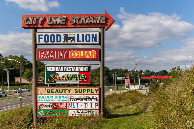 City Line Square Shopping Center has all you need on the border of Westview Terrace.