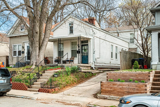This camelback shotgun home is indicative of the style in Germantown.