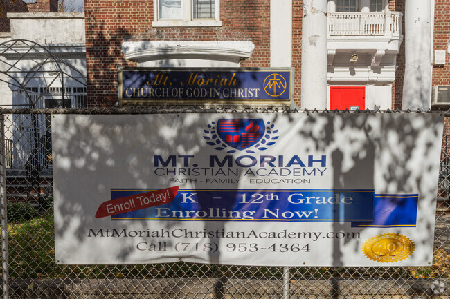 Mount Moriah Christian Academy welcome students into a world of Christian learning in Brooklyn.
