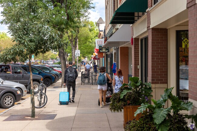 College Ave in Downtown Fort Collins is a popular tourist spot.