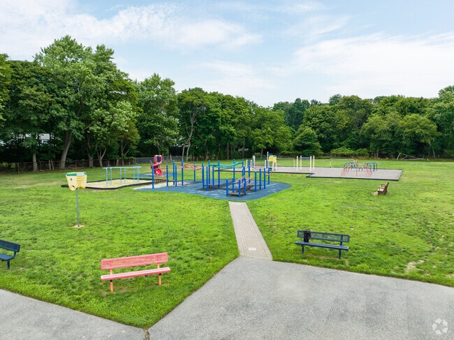 The kids love the playground at Brookhaven Elementary School in Brookhaven, NY.