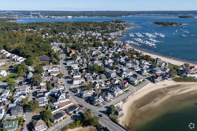 Residents enjoy panoramic views of Onset Village and its beaches.