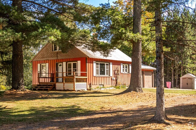 Some homes in Big Lake are located in the woods just off the lake.